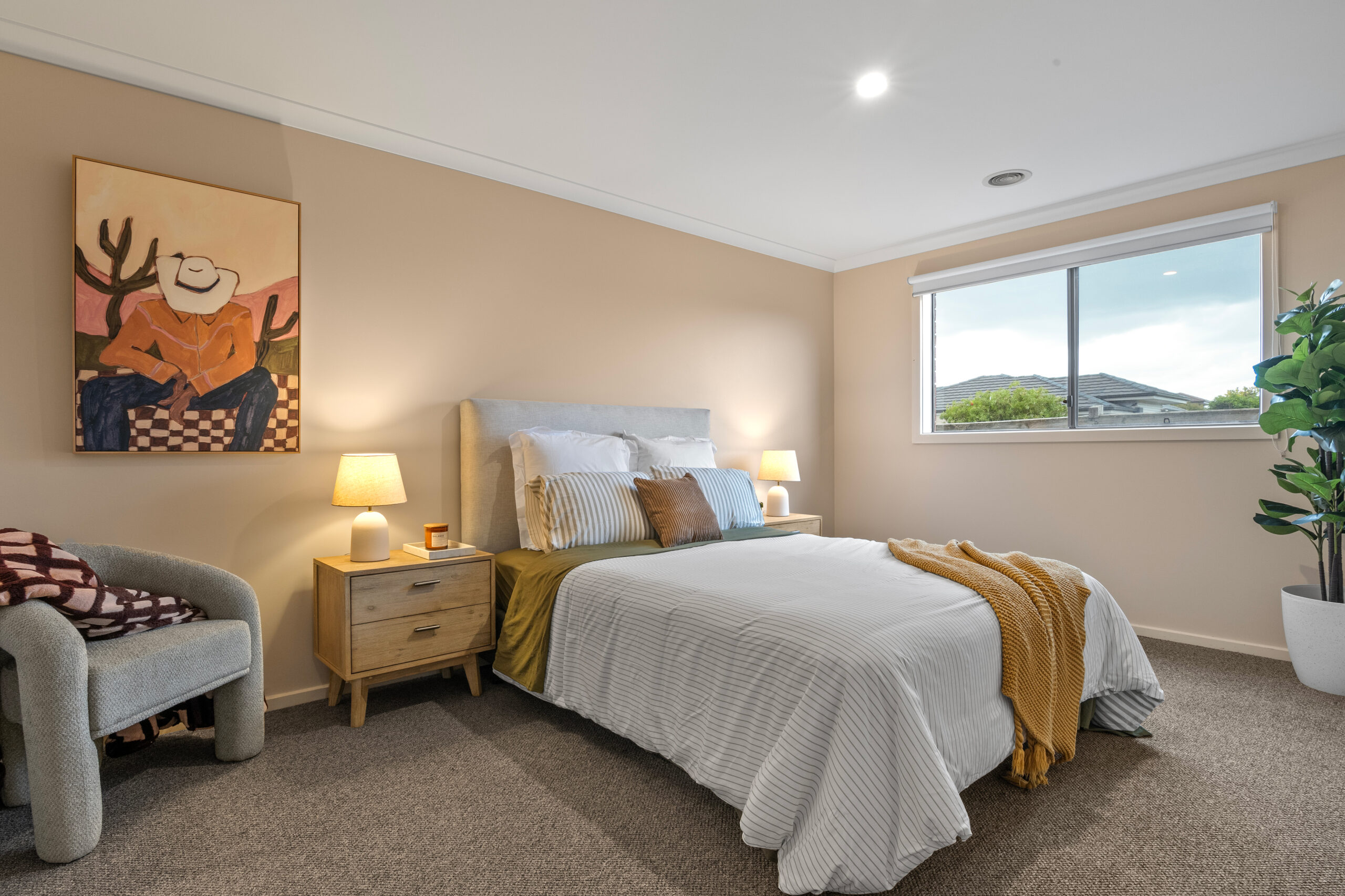 Home staging Mernda – modern lounge room styling